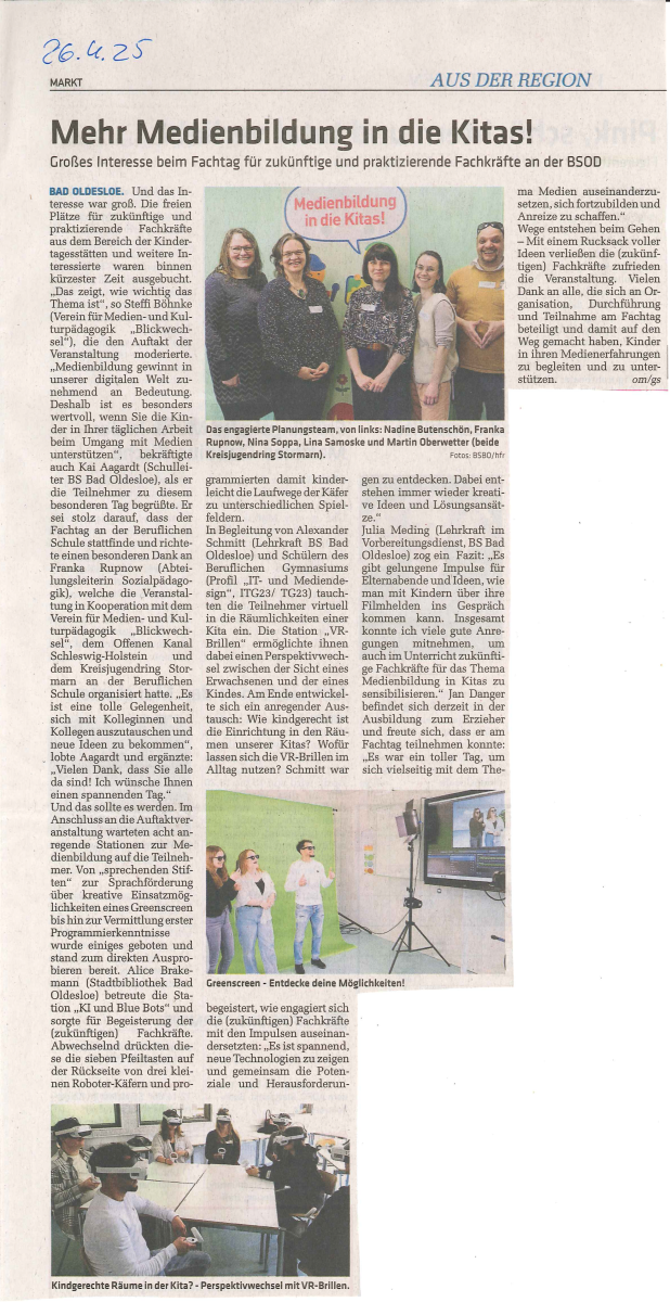 Mehr Medienbildung in die Kitas!